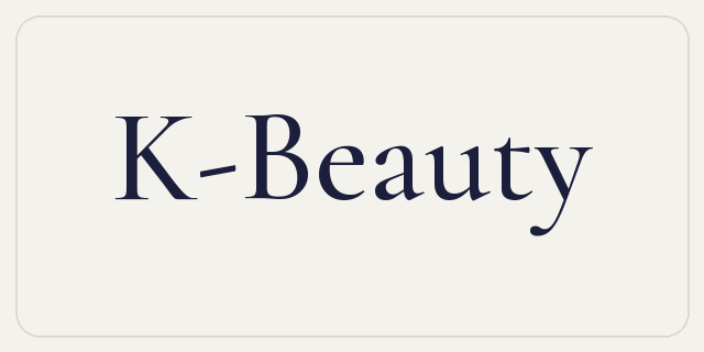 K-beauty