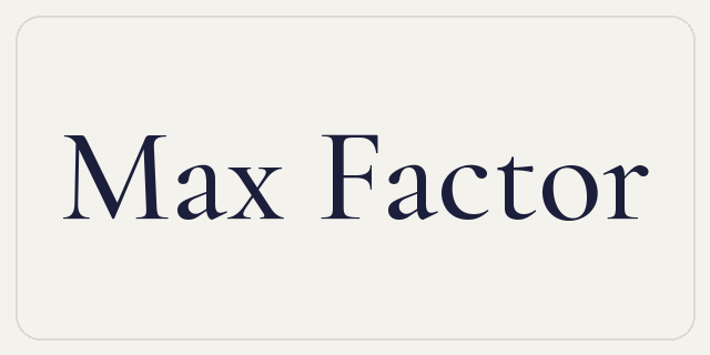 Max Factor