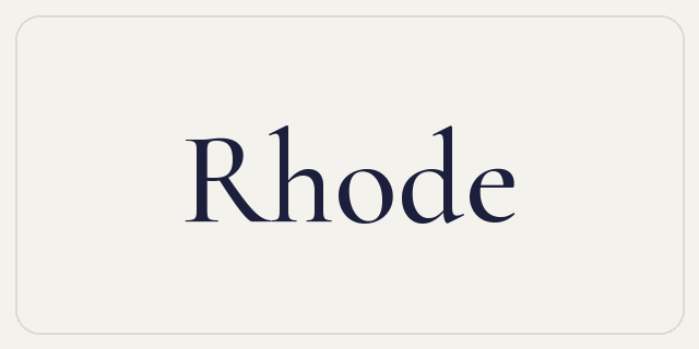 Rhode