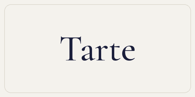 Tarte
